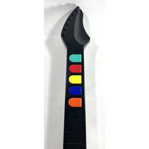 Guitar Hero Red Octane #95025 PlayStation 2 Wireless Guitar Tested No Dongle - Picture 4 of 12